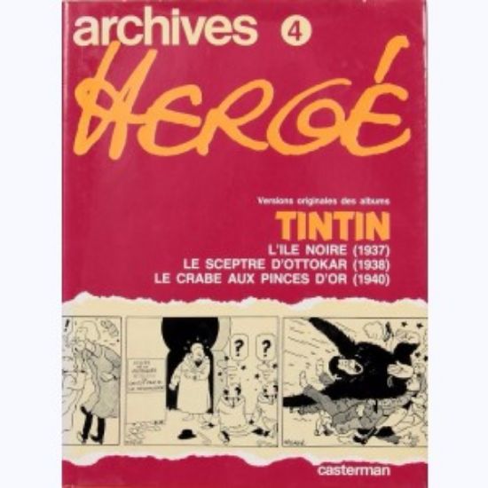 Afbeelding van Tintin (fra) #4 - Archives herge 4 (CASTERMAN, harde kaft)