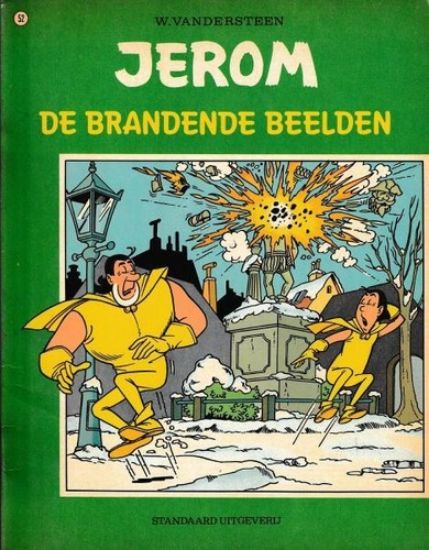 Afbeelding van Jerom #52 - Brandende beelden - Tweedehands (STANDAARD, zachte kaft)