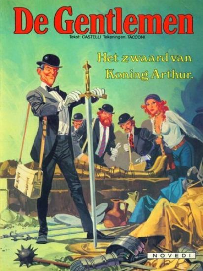 Afbeelding van Gentlemen #4 - Zwaard van koning arthur - Tweedehands (NOVEDI, zachte kaft)