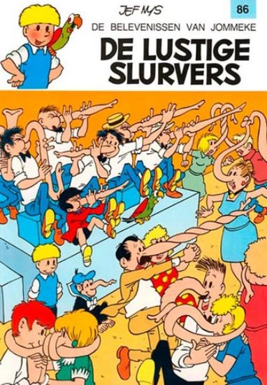 Afbeelding van Jommeke #86 - Lustige slurvers - Tweedehands (HET VOLK, zachte kaft)