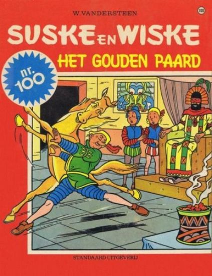 Afbeelding van Suske en wiske #100 - Gouden paard - Tweedehands (STANDAARD, zachte kaft)
