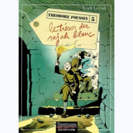 Afbeelding van Theodore poussin (fra) #5 - Le tresor rajah blanc - Tweedehands (DUPUIS, harde kaft)
