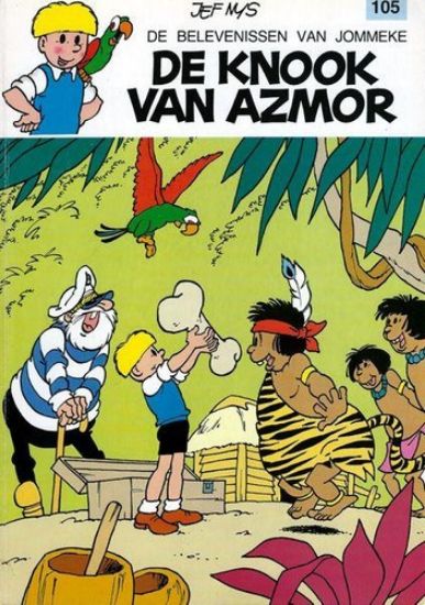 Afbeelding van Jommeke #105 - Knook van azmor - Tweedehands (HET VOLK, zachte kaft)