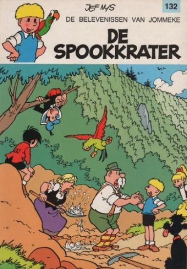 Afbeelding van Jommeke #132 - Spookkrater - Tweedehands (HET VOLK, zachte kaft)