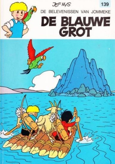 Afbeelding van Jommeke #139 - Blauwe grot - Tweedehands (HET VOLK, zachte kaft)