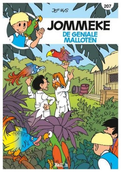 Afbeelding van Jommeke #207 - Geniale malloten (BALLON, zachte kaft)