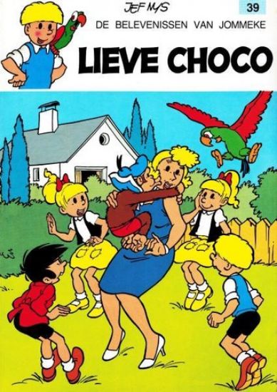 Afbeelding van Jommeke #39 - Lieve choco - Tweedehands (HET VOLK, zachte kaft)