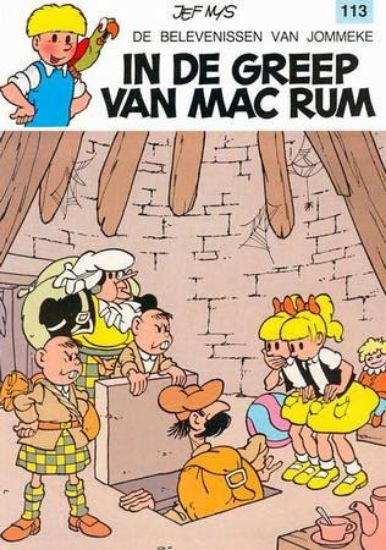 Afbeelding van Jommeke #113 - In de greep van mac rum - Tweedehands (HET VOLK, zachte kaft)