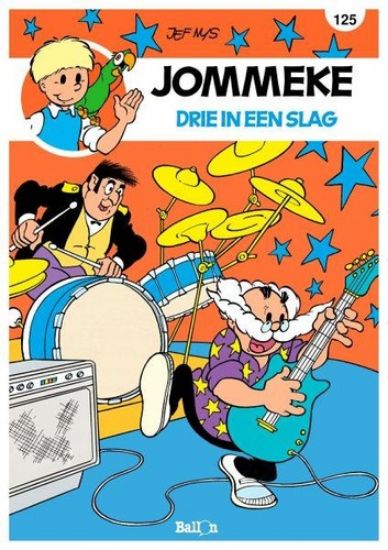 Afbeelding van Jommeke #125 - Drie in een slag (BALLON, zachte kaft)