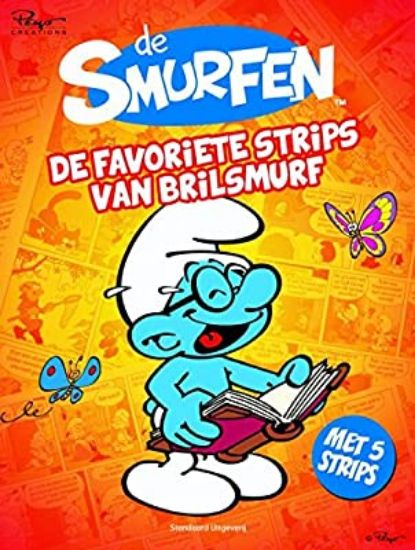 Afbeelding van Smurfen - Favoriete strips brilsmurf (STANDAARD, zachte kaft)