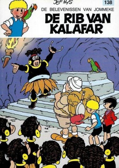 Afbeelding van Jommeke #138 - Rib van kalafar - Tweedehands (HET VOLK, zachte kaft)