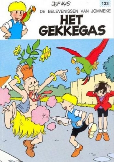 Afbeelding van Jommeke #133 - Gekkegas - Tweedehands (HET VOLK, zachte kaft)