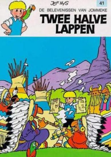 Afbeelding van Jommeke #41 - Twee halve lappen - Tweedehands (VOLK, zachte kaft)