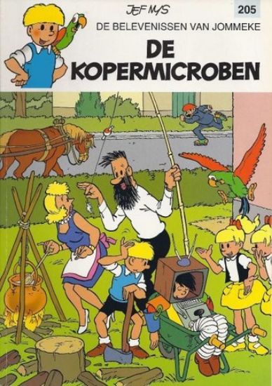 Afbeelding van Jommeke #205 - Kopermicroben (DE STRIPUITGEVERIJ, zachte kaft)