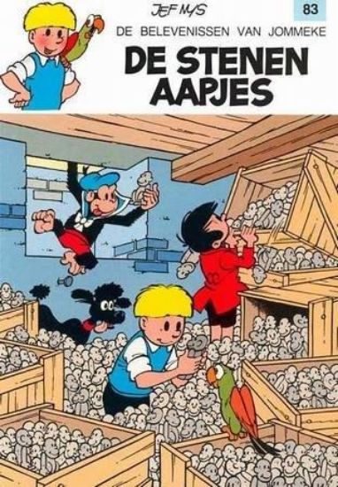 Afbeelding van Jommeke #83 - Stenen aapjes (HET VOLK, zachte kaft)