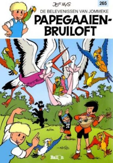 Afbeelding van Jommeke #265 - Papegaaienbruiloft (BALLON, zachte kaft)