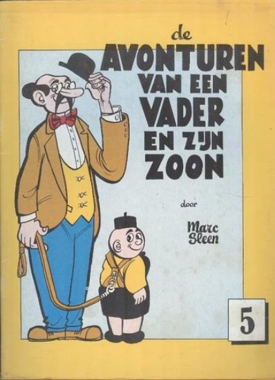 Afbeelding van Avonturen van een vader en zijn zoon #5 - Avonturen van een vader en zijn zoon 5 - Tweedehands (HET VOLK, zachte kaft)