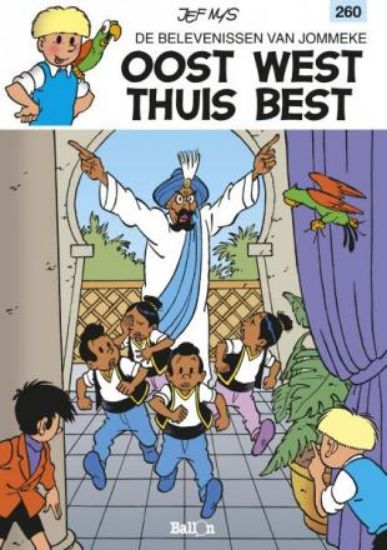 Afbeelding van Jommeke #260 - Oost west thuis best (BALLON, zachte kaft)