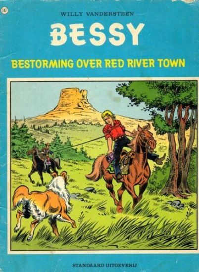Afbeelding van Bessy #147 - Bestorming over red river town - Tweedehands (STANDAARD, zachte kaft)