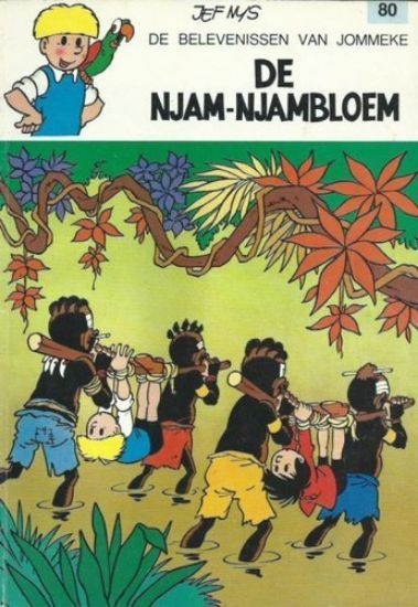 Afbeelding van Jommeke #80 - Njam njam bloem - Tweedehands (HET VOLK, zachte kaft)