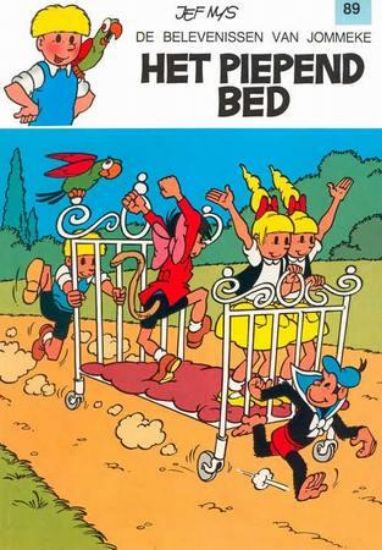 Afbeelding van Jommeke #89 - Piepend bed - Tweedehands (DUPUIS, zachte kaft)
