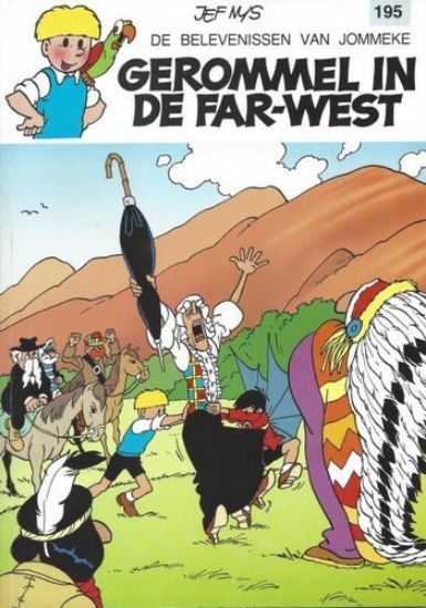Afbeelding van Jommeke #195 - Gerommel in de far west (HET VOLK, zachte kaft)