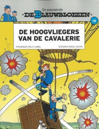 Afbeelding van Blauwbloezen laatste nieuws #18 - Hoogvliegers van de cavalerie (laatste nieuws) (DUPUIS, zachte kaft)