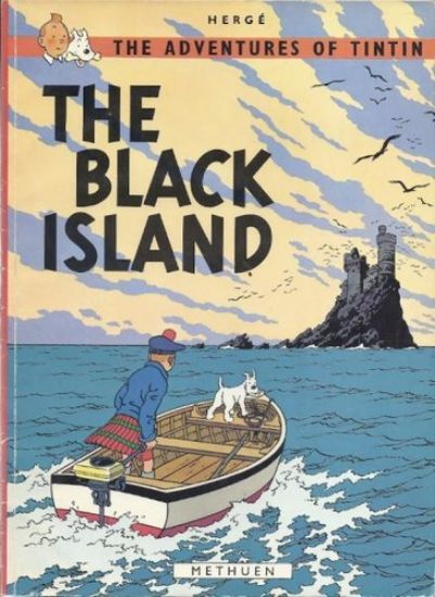 Afbeelding van Tintin - Black island - Tweedehands (METHUEN, zachte kaft)