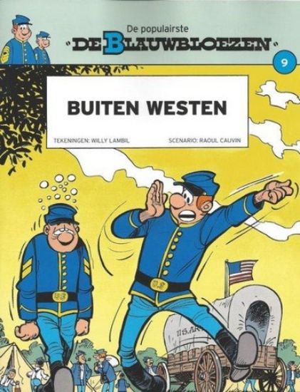 Afbeelding van Blauwbloezen laatste nieuws #9 - Buiten westen (het laatste nieuws) (DUPUIS, zachte kaft)