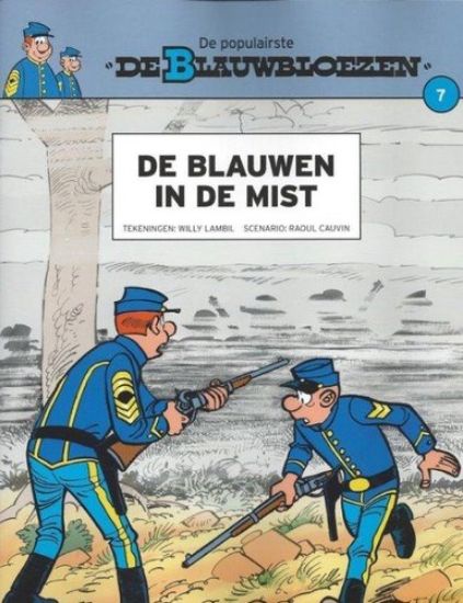 Afbeelding van Blauwbloezen laatste nieuws #7 - Blauwen in de mist (het laatste nieuws) (DUPUIS, zachte kaft)