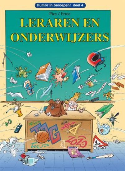 Afbeelding van Humor in beroepen #4 - Leraren en onderwijzers (BOEMERANG, zachte kaft)