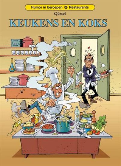 Afbeelding van Humor in beroepen #3 - Keukens en koks (BOEMERANG, zachte kaft)