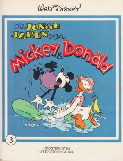 Afbeelding van Mickey & donald #3 - Jonge jaren van mickey & donald 3 - Tweedehands (OBERON, zachte kaft)