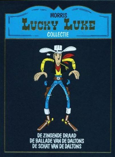 Afbeelding van Lucky luke lekturama #6 - Zingende draad/ballade daltons/schat daltons - Tweedehands (LEKTURAMA, harde kaft)