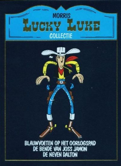 Afbeelding van Lucky luke lekturama #14 - Blauwvoeten/bende joiss jamon/neven dalton - Tweedehands (LEKTURAMA, harde kaft)