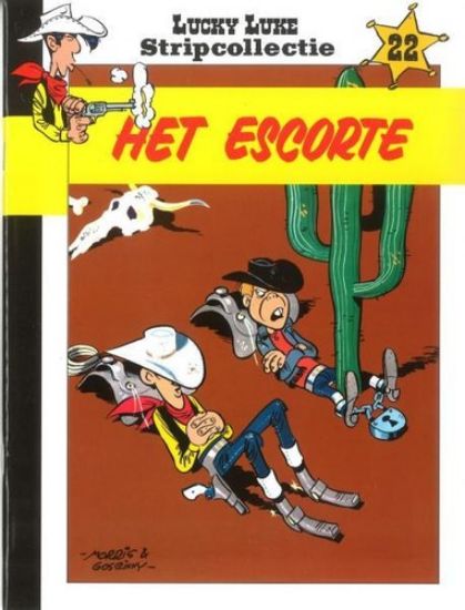 Afbeelding van Lucky luke stripcollectie laatste nieuws #22 - Escorte (laatste nieuws) - Tweedehands (LUCKY COMICS, zachte kaft)