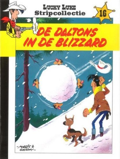 Afbeelding van Lucky luke stripcollectie laatste nieuws #16 - Daltons in de blizzard (laatste nieuws) - Tweedehands (LUCKY COMICS, zachte kaft)