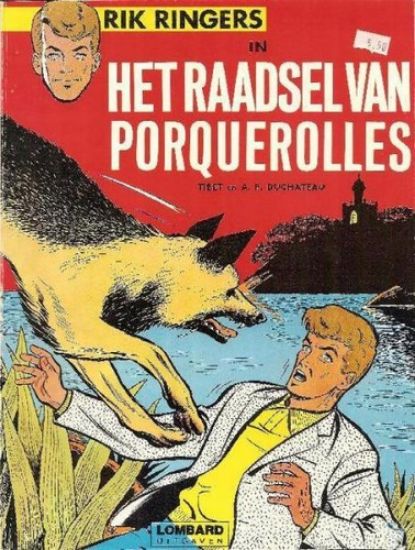 Afbeelding van Rik ringers #2 - Raadsel van porquerolles - Tweedehands (LOMBARD, zachte kaft)