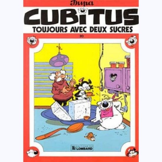 Afbeelding van Cubitus (fra)  #20 - Toujour avec deux sucres (LOMBARD, harde kaft)