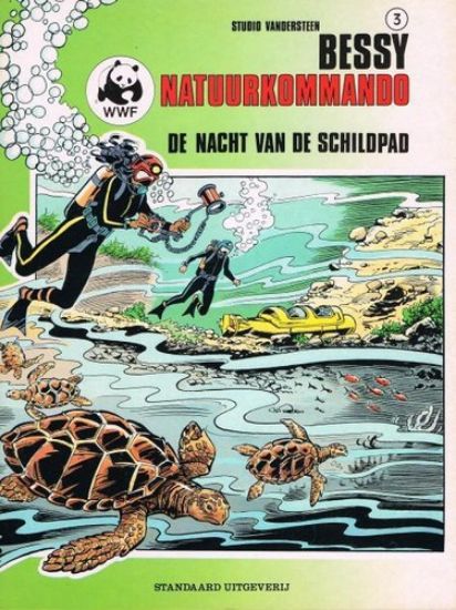 Afbeelding van Bessy natuurkommando #3 - Nacht van de schildpad - Tweedehands (STANDAARD, zachte kaft)