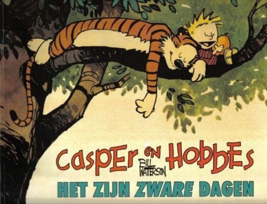 Afbeelding van Casper en hobbes #8 - Het zijn zware dagen - Tweedehands (BIG BALLOON, zachte kaft)