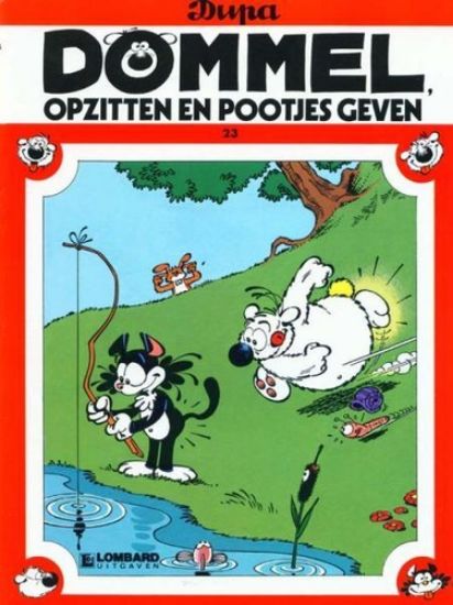 Afbeelding van Dommel #23 - Opzitten en pootjes geven - Tweedehands (LOMBARD, zachte kaft)