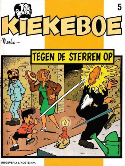 Afbeelding van Kiekeboe #5 - Tegen de sterren op (z/w) - Tweedehands (HOSTE, zachte kaft)