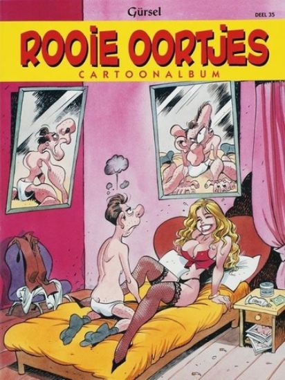 Afbeelding van Rooie oortjes cartoonalbum #35 - Cartoonalbum - Tweedehands (DE BOEMERANG, zachte kaft)