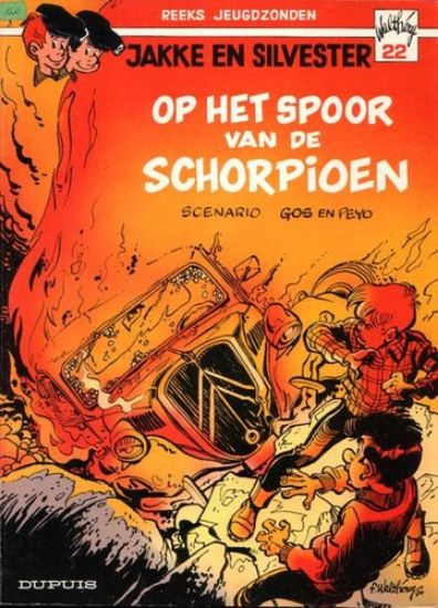 Afbeelding van Jeugdzonden #22 - Jakke en silvester op het spoor van de schorpioen - Tweedehands (DUPUIS, zachte kaft)