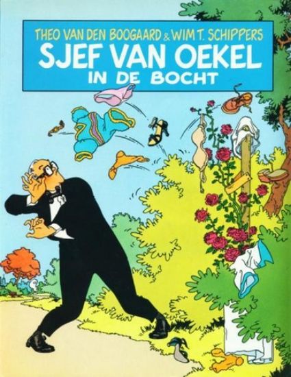 Afbeelding van Sjef van oekel - In de bocht - Tweedehands (OBERON, harde kaft)