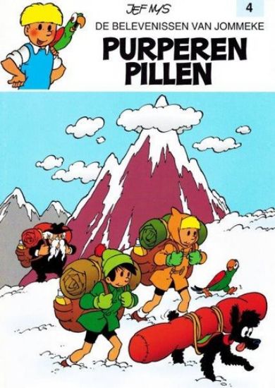 Afbeelding van Jommeke #4 - Purperen pillen - Tweedehands (HET VOLK, zachte kaft)