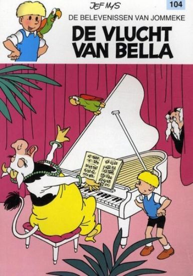 Afbeelding van Jommeke #104 - Vlucht van bella - Tweedehands (HET VOLK, zachte kaft)