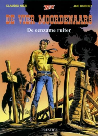 Afbeelding van Vier moordenaars #1 - Eenzame ruiter - Tweedehands (PRESTIGE, zachte kaft)