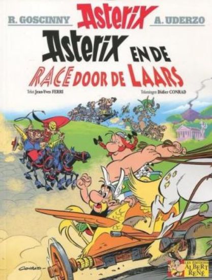 Afbeelding van Asterix #37 - Asterix en race door de laars (ALBERT RENE, zachte kaft)